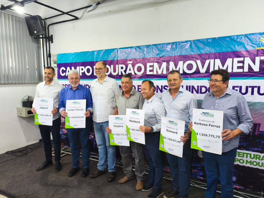 Campo Mourão recebe mais de R$ 1 milhão do Estado para investimentos em Inovação e Tecnologia