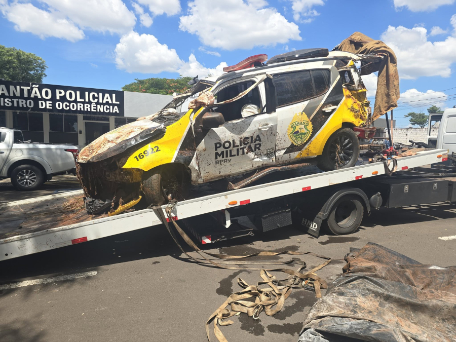 Perícia aponta possível falha em roda de viatura que capotou na PR-323 e matou policial