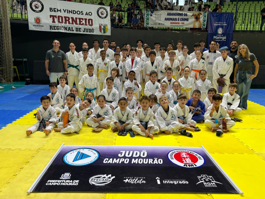 Judocas de Campo Mourão se destacam em torneio regional e reforçam crescimento da modalidade
