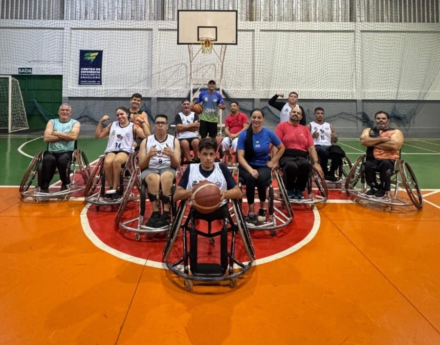 Campo Mourão promove amistoso de basquete em cadeira de rodas neste domingo