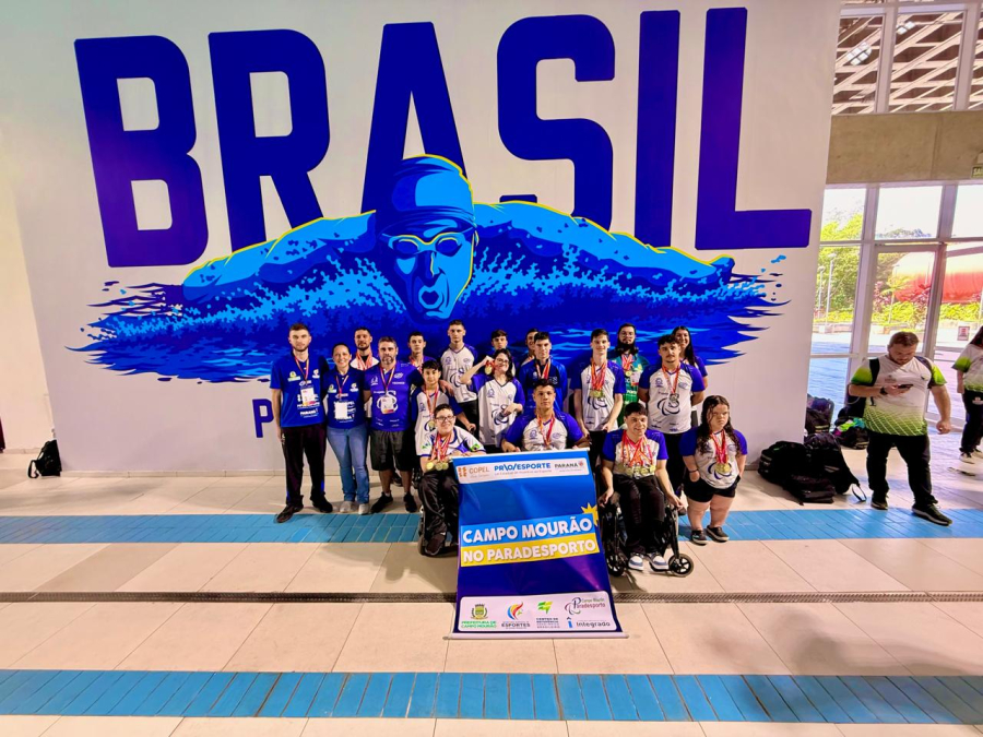 Paradesporto de Campo Mourão conquista 49 medalhas em competição nacional em São Paulo