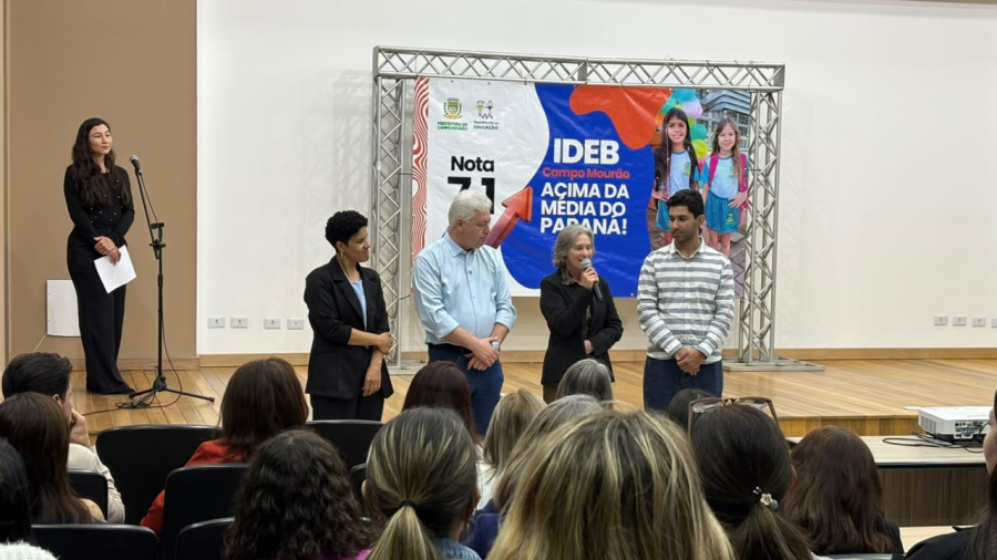 Campo Mourão eleva nota do IDEB para 7,1 e supera média do Paraná