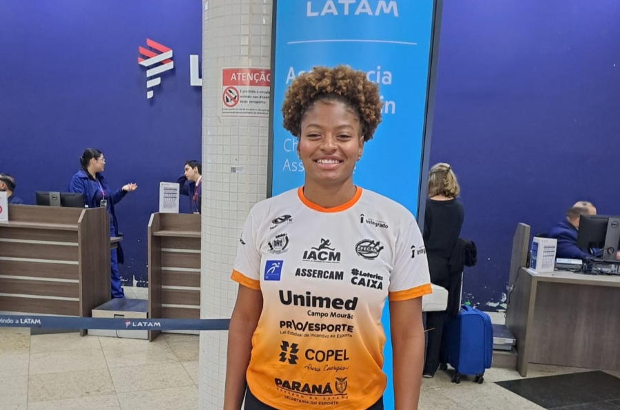 Atleta de Campo Mourão embarca para a Argentina e representará o Brasil no Sul-Americano Sub-23 de Atletismo